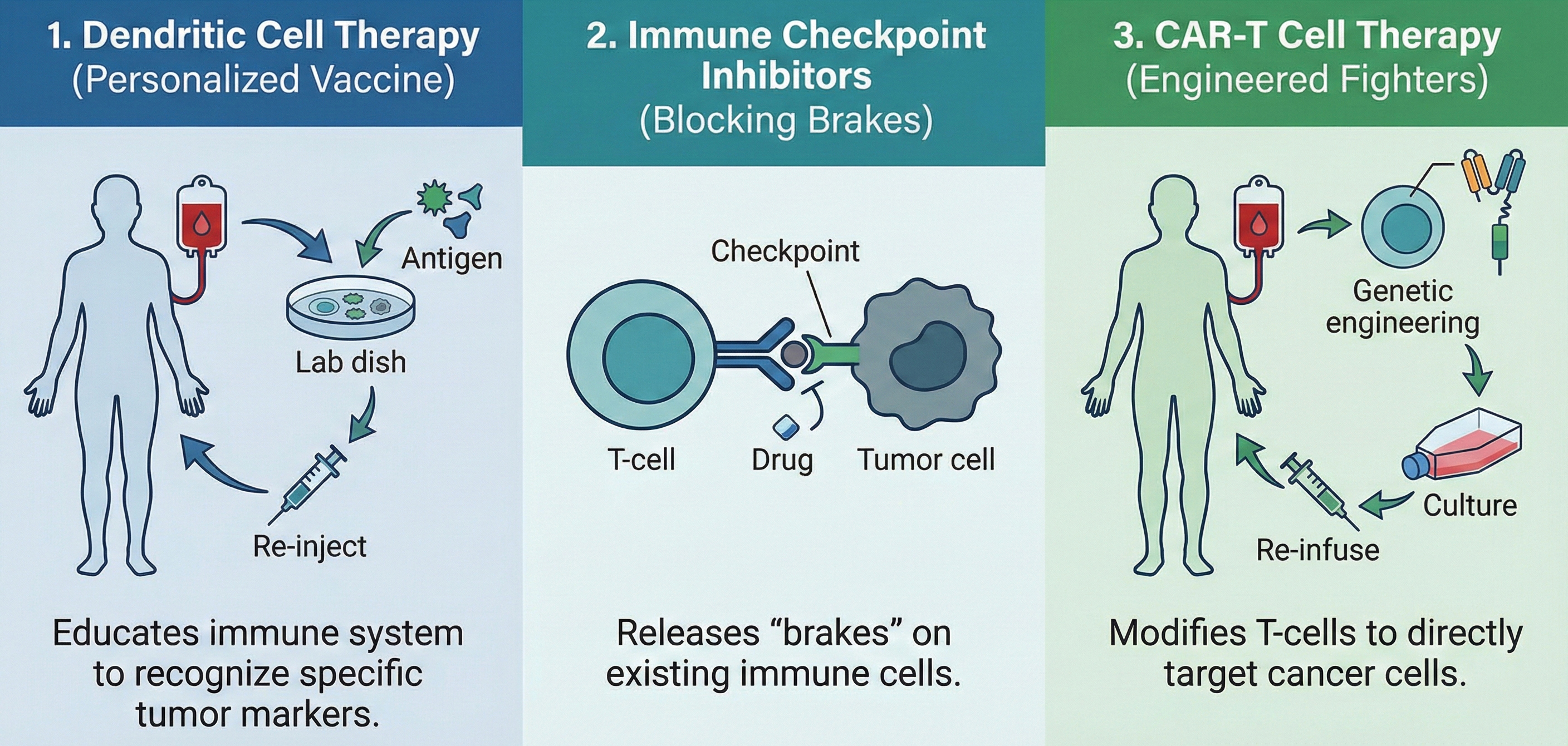 Dendritic Cell Therapy vs Other Immunotherapies