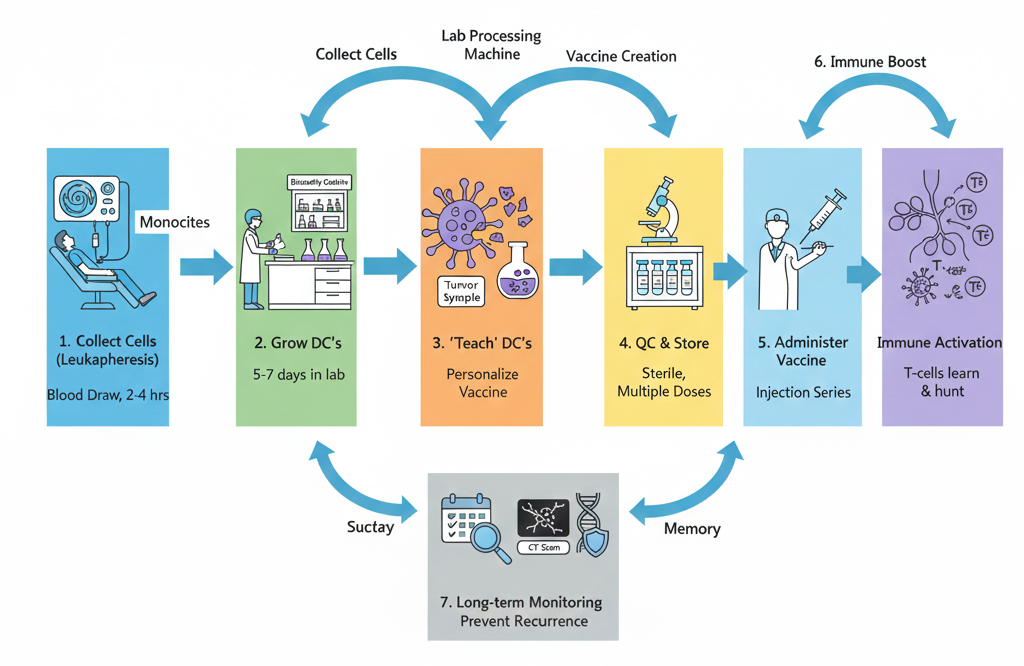 Dendritic Cell Cancer Treatment Step-by-Step