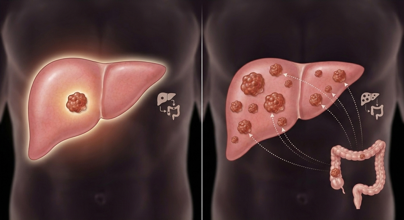 Difference Between Primary & Secondary Liver Tumors