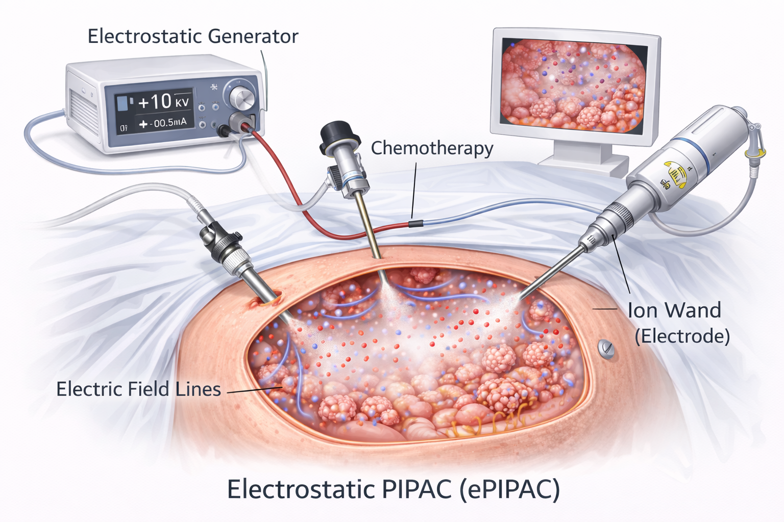 Electrostatic PIPAC