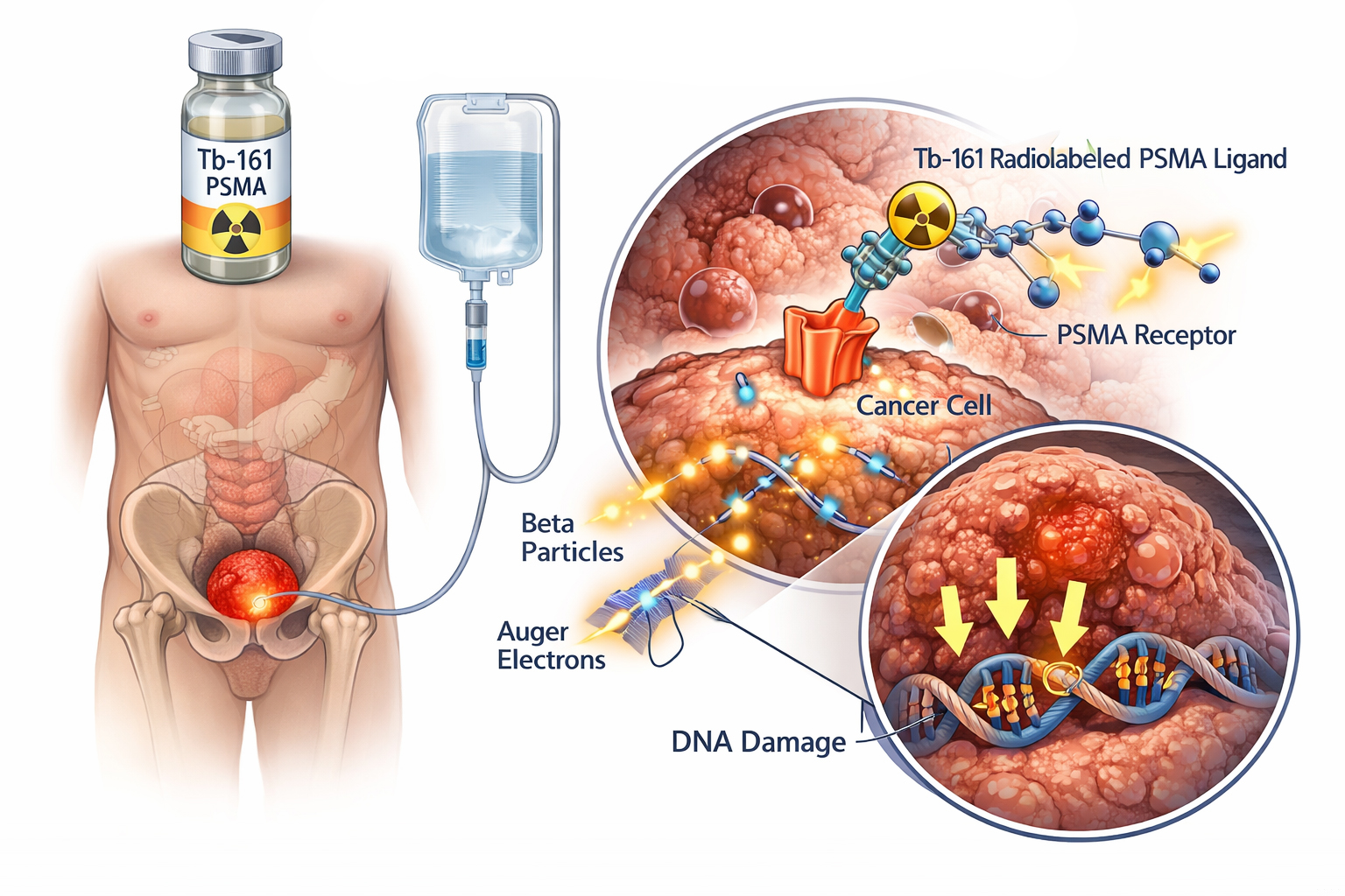 Terbium-161 PSMA Therapy for Prostate Cancer