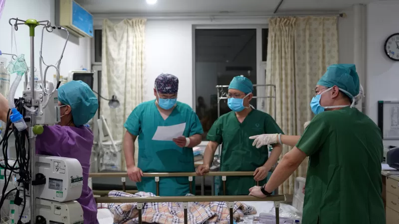 Team of International Children's Cancer Center at Beijing Jingdu Children's Hospital after Operation